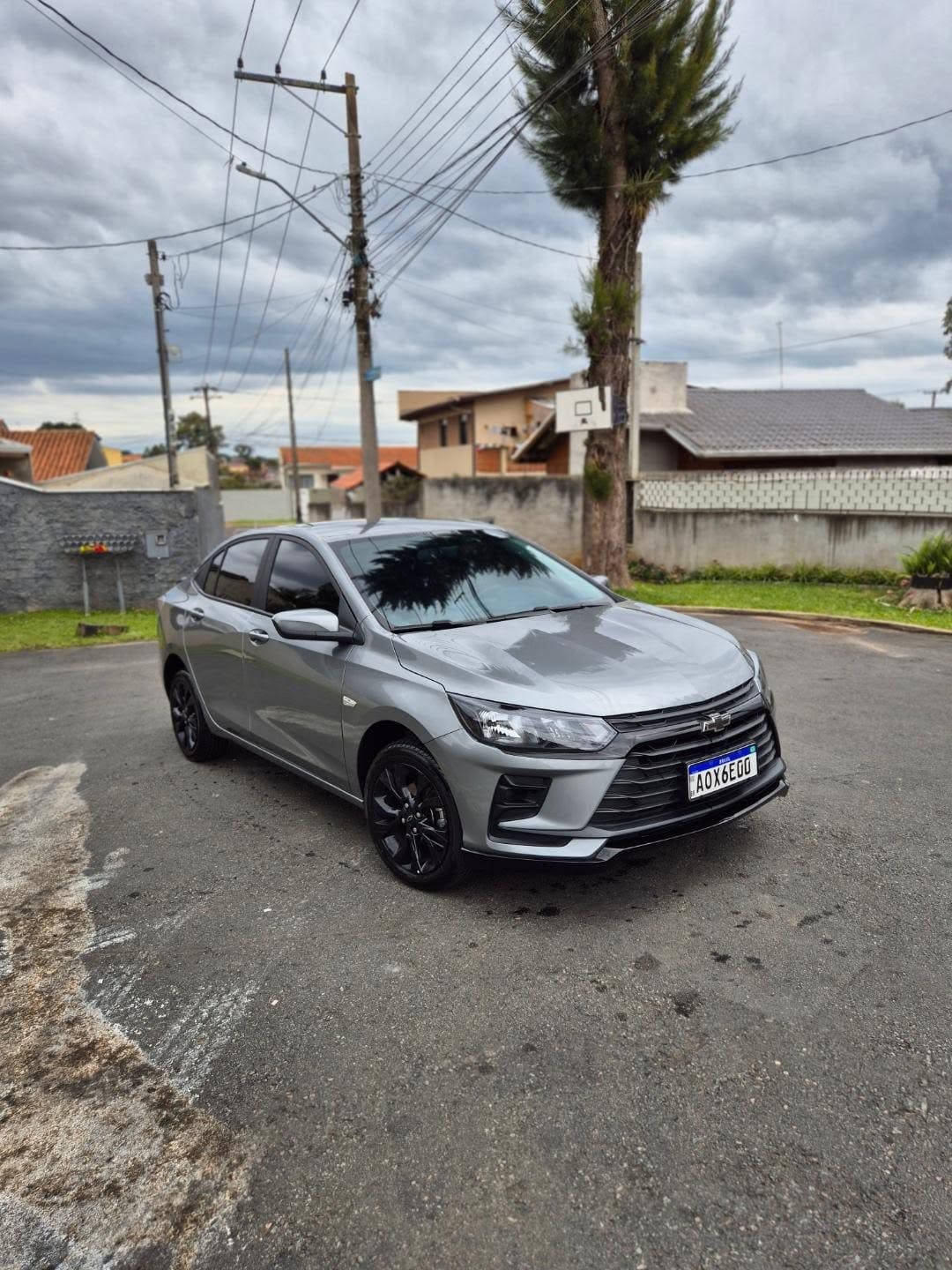 Chevrolet Onix após lavagem detalhada e aplicação de proteção pela Murilo Detail