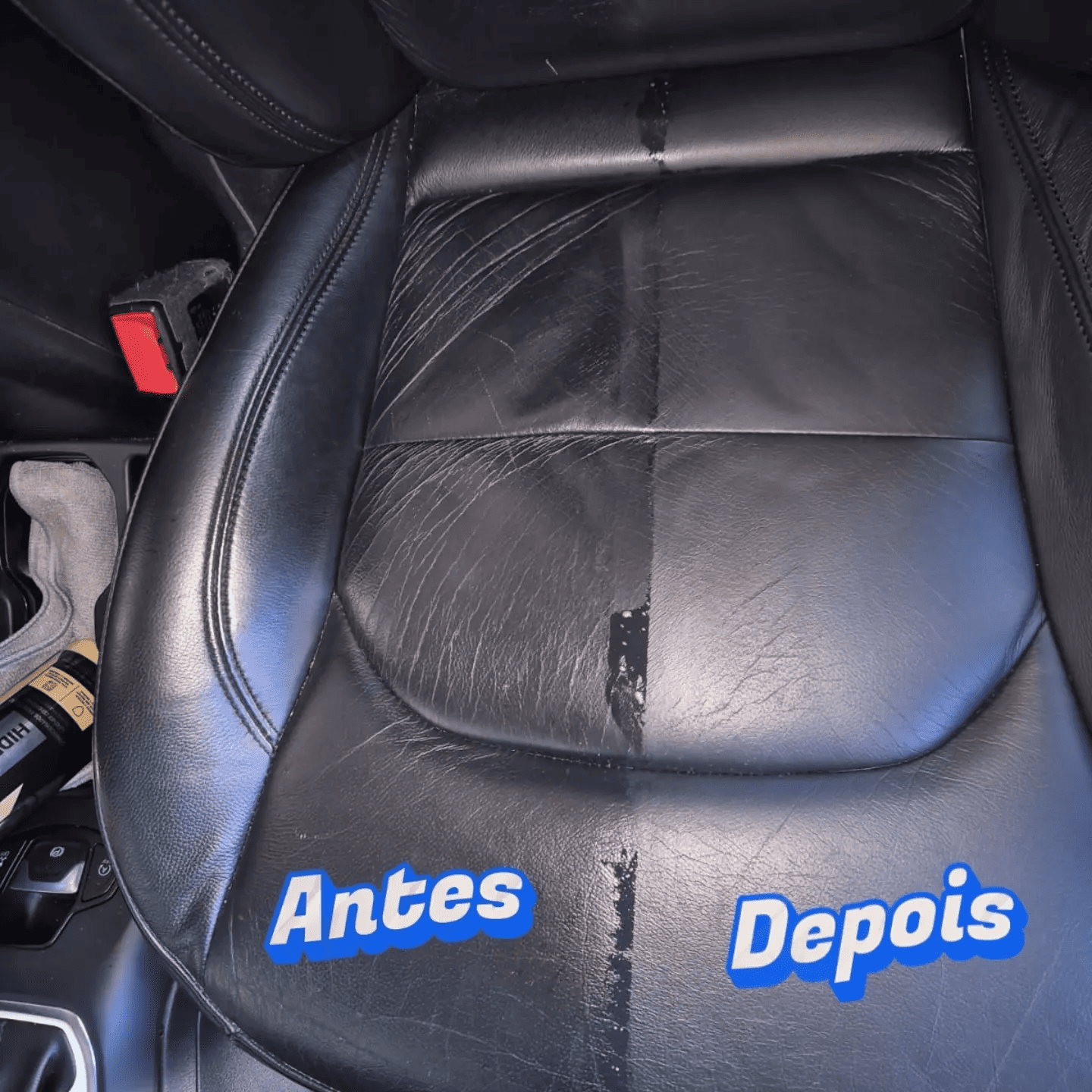 Antes e depois — Limpeza de bancos (Renegade)